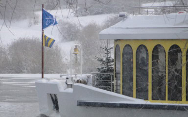 MS Sanssouci auf Winterfahrt